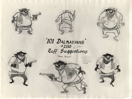 101 Dalmatians Original Production Model Sheet: Dirty Dawson Supply