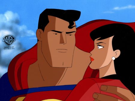 Superman The Animated Series Original Production Cel: Superman and Lois (Framed) Online