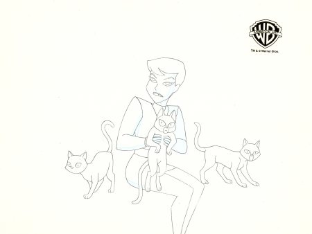 The New Batman Adventures Original Production Drawing: Selina Kyle For Sale