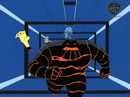 Batman Beyond Original Production Cel with Matching Drawings: Magma, 2-D Man, Freon Sale