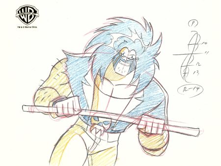 Superman The Animated Series Original Production Drawing: Lobo Hot on Sale