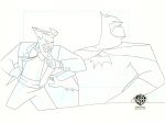 The New Batman Adventures Original Production Drawing: Joker, Batman Fashion