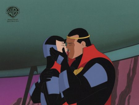 Superman The Animated Series Original Production Cel: Lara-El and Jor-EL Online now